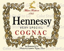 Hennessy   Edible Cake Topper