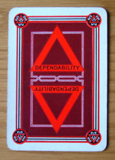 Single Playing Card. Wide