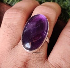 Amethyst ring 925 sterling - ring,