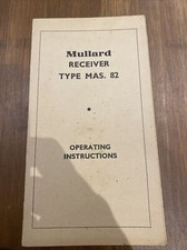 MAS82 MULLARD RADIO