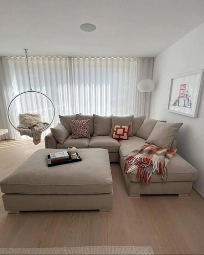 Luxury ruby chaise sofa with - luxury,