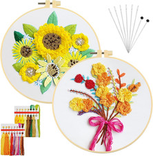 2 Sets Embroidery Kit for