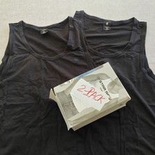G-star Raw 2-Pack Sleeveless Vests Men XXL Embroidered Logo Crew Neck Tank Tops