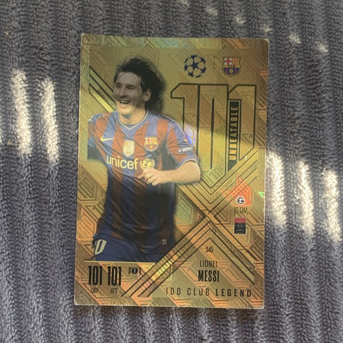 Topps match attax - lionel, messi