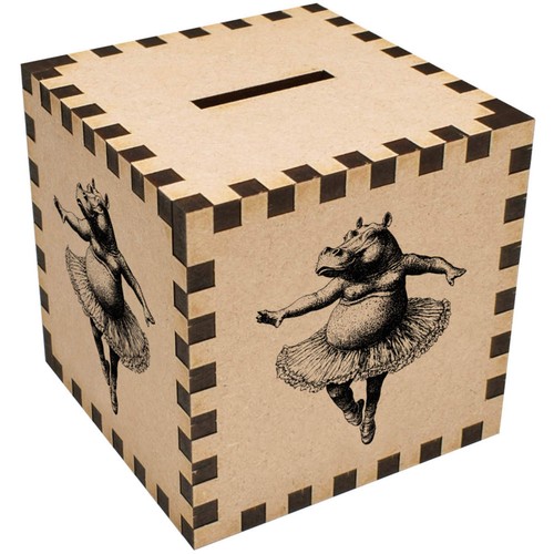 Ballerina hippo money box - hippo',