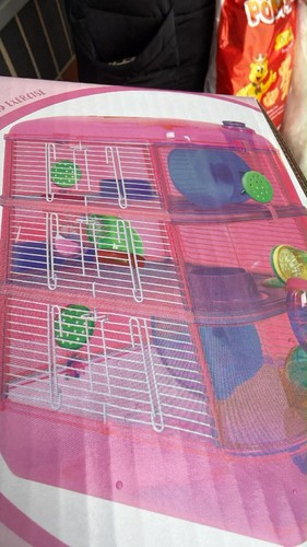 Hamster cage with tiers and - 3,