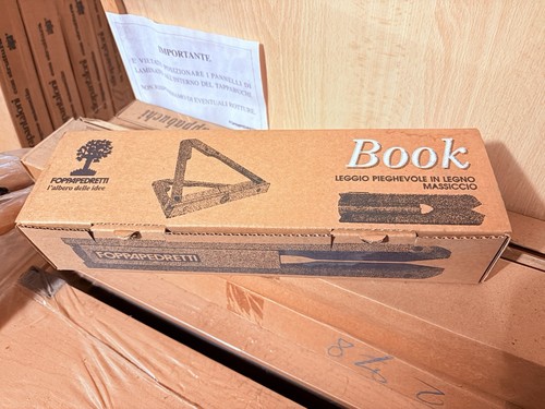 Book foppapedretti wooden - book,