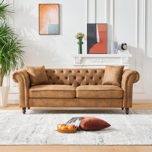 Chesterfield tech fabric - 83"chesterfield, ‌tech