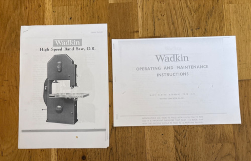 Wadkin band saw - dr,