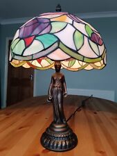 Tiffany Style Figurine Table Lamp