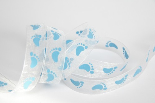 15mm sheer baby design - sheer, printed