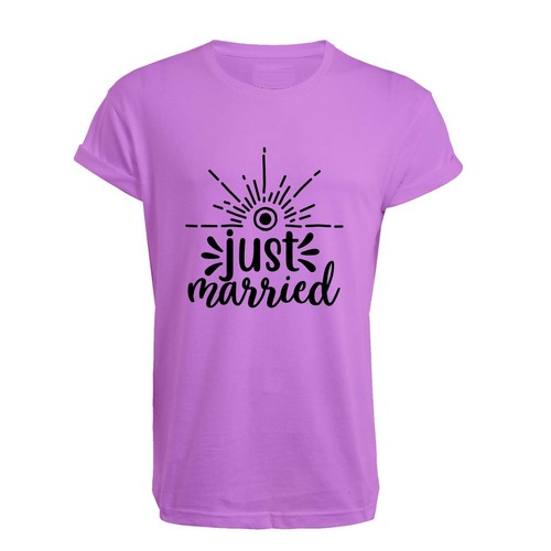 Just married unisex t - just,
