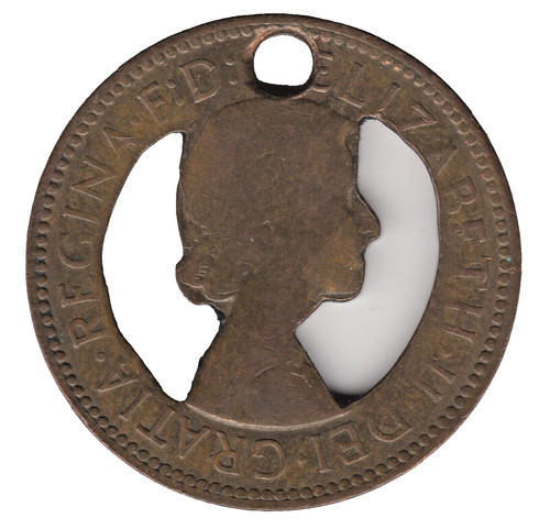 1965 elizabeth half penny - 1965, ii