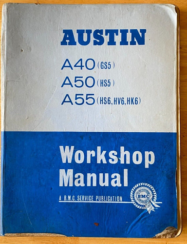 Austin a40 gs5 - austin, hs6