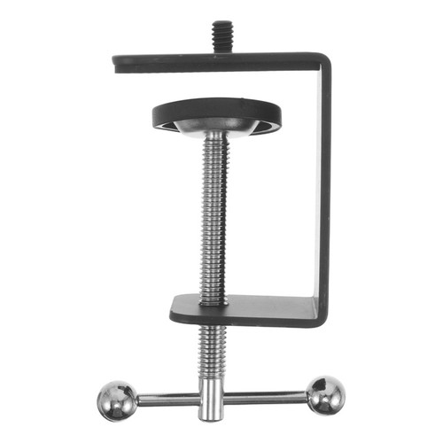 Desk mic stand clamp - desk, heavy