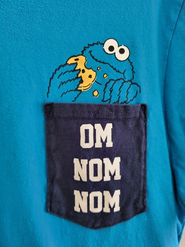Blue mens cookie monster - cookie,