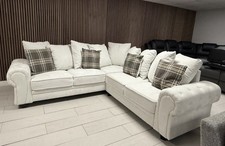 Luxury Cream Corner Sofa –