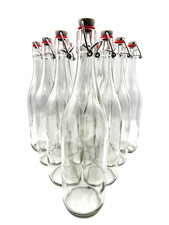 Glass Bottles with Stoppers 1