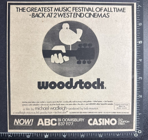 Woodstock original movie - woodstock,