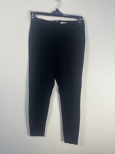 Jack Wills Women’s Thick Leggings Black Size 12 Zip Fastening