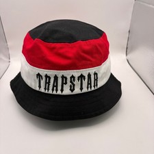 Trapstar Bucket Hat Black Red
