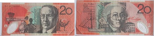 Australian polymer note - $20,