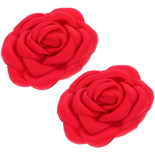 Pcs silk flower shoe clips - pcs,