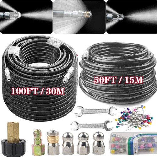 100ft sewer jetter nozzles - 100ft, kit
