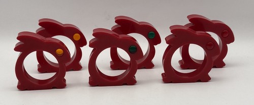 Vintage napkin rings - 6, x