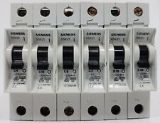 Siemens 6kA Single Pole 4 6 8 10 16 20 25 32 40 50 63 Amp Type B C D MCB 5SX21