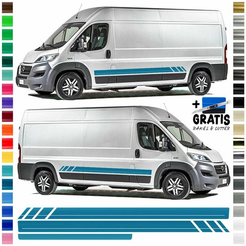 Bus side stripes sticker set - side,