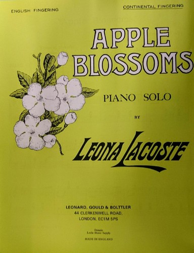 Apple blossoms piano - apple, solo