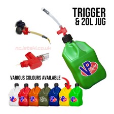20L VP Racing Fuels Liquid Container Jug Can with Trigger Control Tube Kit PWC 