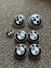 BMW Badges 1x82mm/1x74mm + 4x