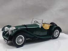 Burago 1/24 1937 Jaguar Ss 100 Vintage Classic Model car Green