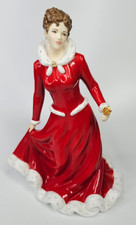 ROYAL DOULTON CHRISTMAS ROSE FIGURINE LIMITED EDITION 9 1/2" TALL PERFECT HN5229