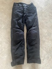 REV iT! Motorcycle Trousers Medium Black Textile Biker Clothing Pants