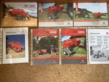 Massey Ferguson small rectangular baler brochures x 7