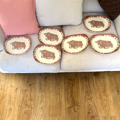 Set ceramic square iron - set, of