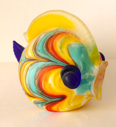 Vintage 1990s glass fish - 1990s,