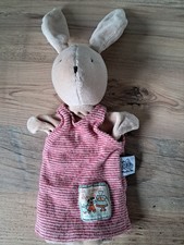 Moulin Roty. La Grande Famille - Sylvain Rabbit Hand Puppet.
