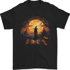 Witch Halloween Sunset Mens