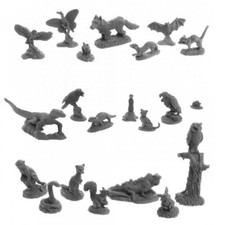 RPG Familiars Miniatures | DnD Pathfinder Animal Companion Plastic Minis