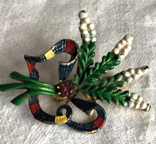 1950s enamel painted lucky - painted,