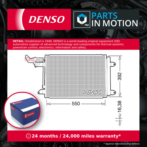 Air con condenser dcn32032 - air,