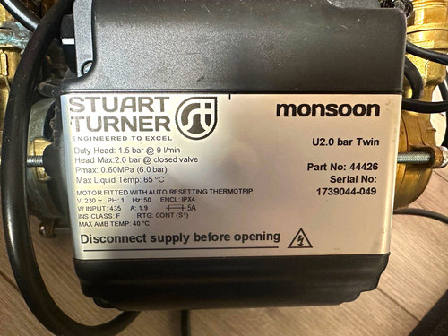 Stuart turner monsoon shower - monsoon,