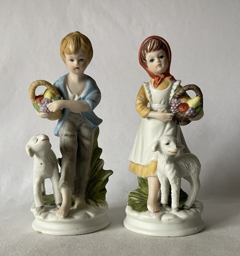 Porcelain figures alfretto - porcelain,