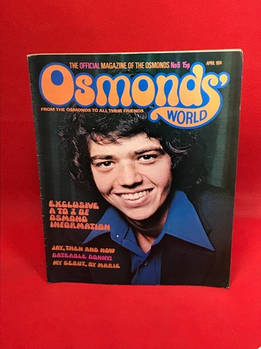 Osmonds world magazine - osmonds,