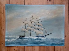 Oil On Board Marine Art