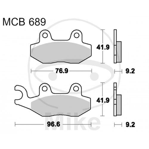 Brake pads std - std, lucas